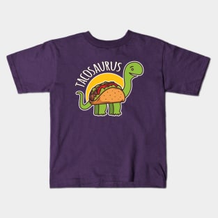 Tacosaurus Cinco de Mayo Taco Dinosaur Kids T-Shirt